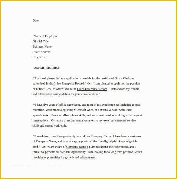 Cover Letter Template Word Free Download Of 17 Professional Cover Letter Templates Free Sample