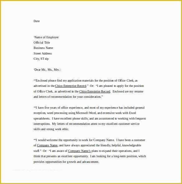 Cover Letter Template Word Free Download Of 17 Professional Cover Letter Templates Free Sample