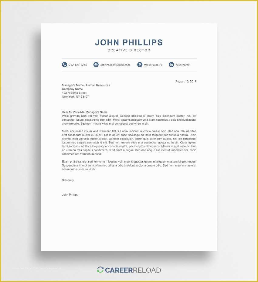 Cover Letter Template Word Free Download Of Free Cover Letter Templates for Microsoft Word Free Download