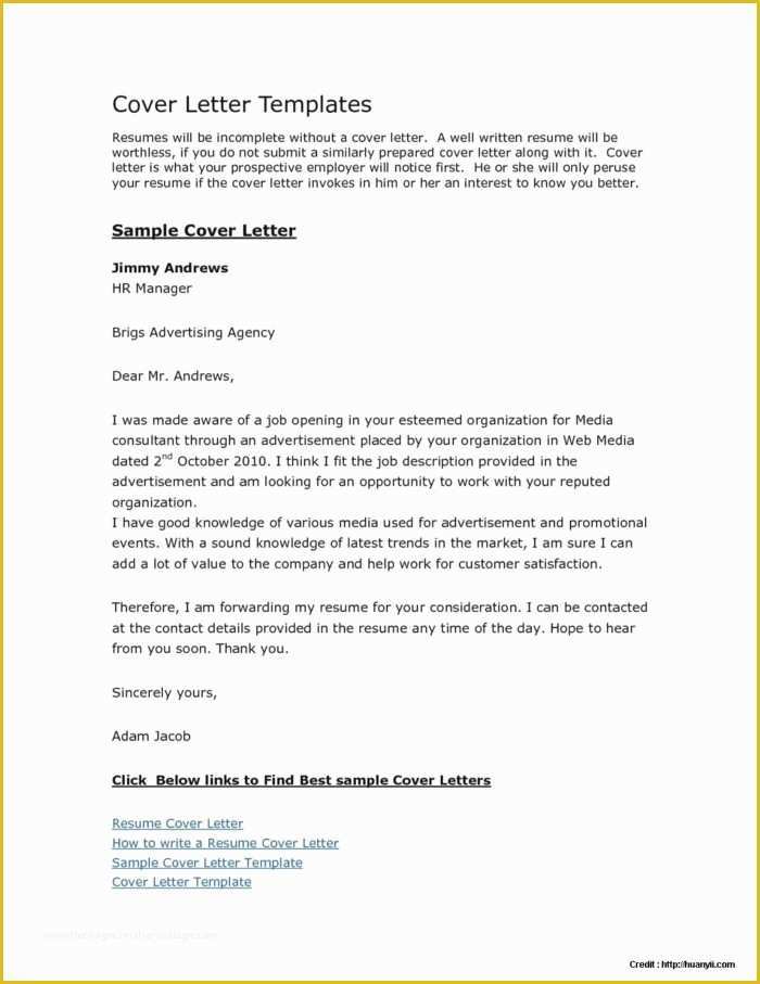 Cover Letter Template Word Free Download Of Free Cover Letter Templates Microsoft Word 2007 Cover