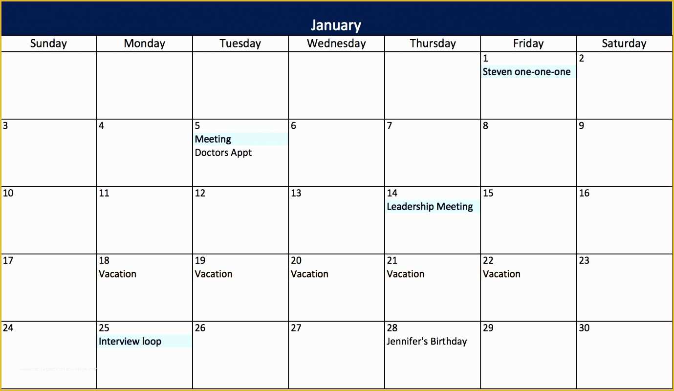 Create Free Calendar Templates Of 12 Excel Spreadsheet Calendar Template Exceltemplates