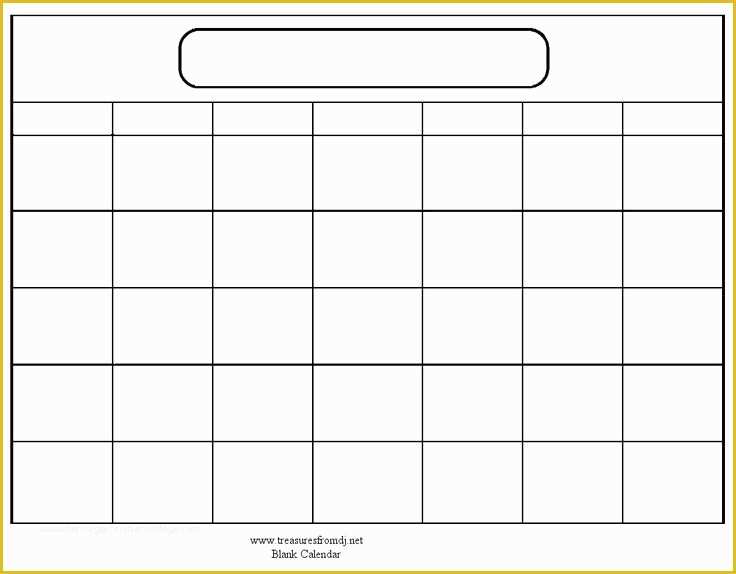 Create Free Calendar Templates Of Blank Calendar Template when Printing Choose Landscape