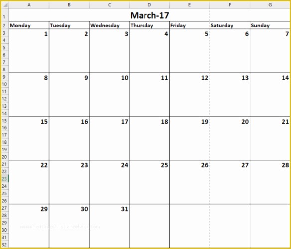 Create Free Calendar Templates Of How to Make A Calendar Template In Excel