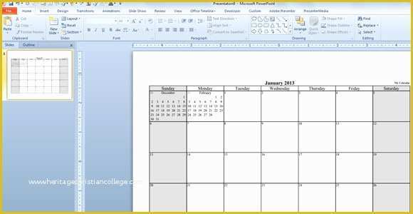 Create Free Calendar Templates Of Make Your Free Calendar 2013 Template In Powerpoint
