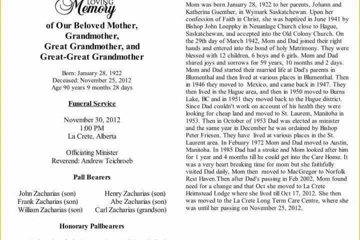 Create Free Obituary Templates Of Exclusive Stock Fill In the Blank Obituary Template