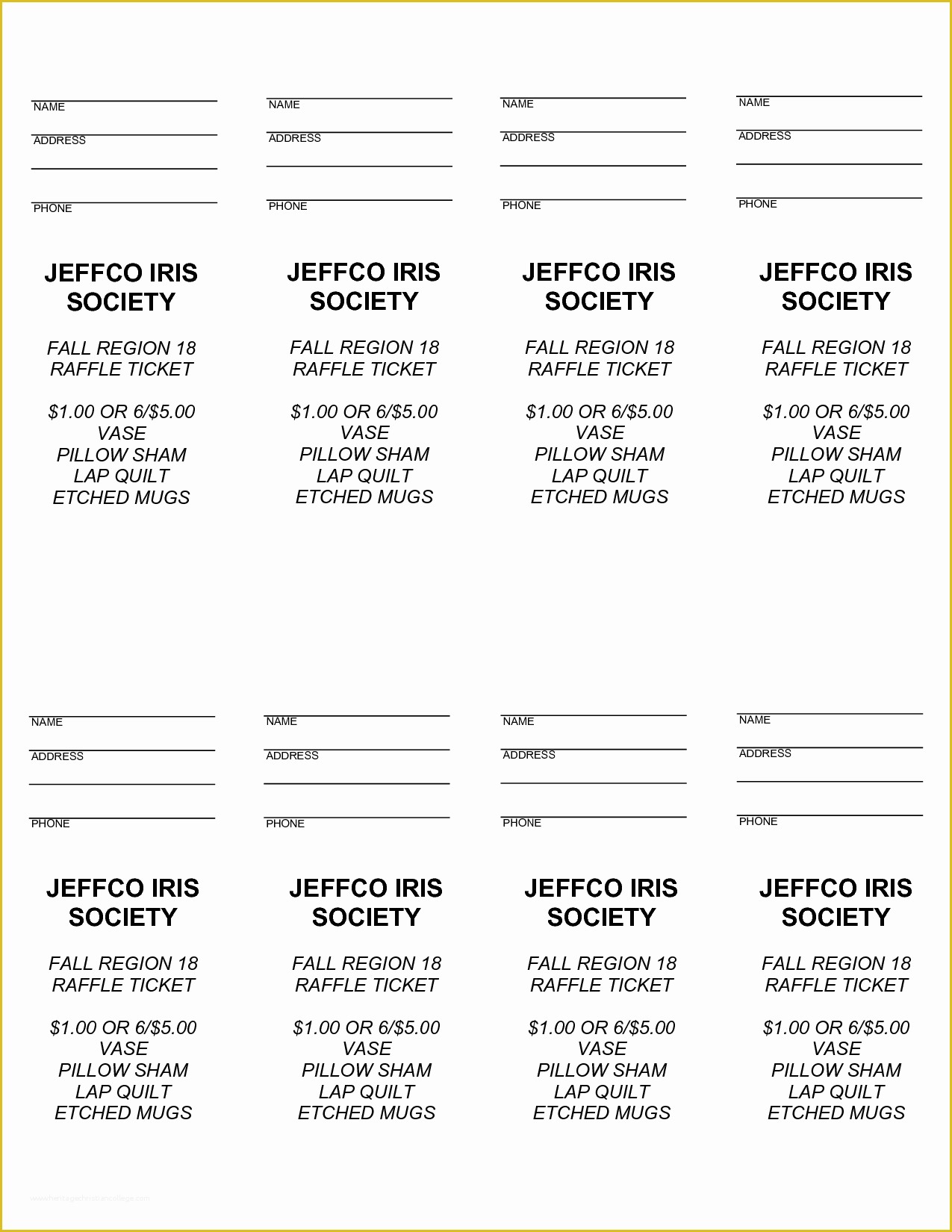 Create Your Own Tickets Template Free Of 4 Best Of Free Printable Raffle Ticket Templates