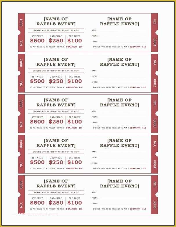 Create Your Own Tickets Template Free Of Draw Tickets Template Resume Examples Gokv4yekp6