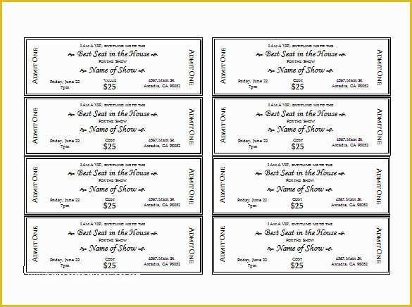 Create Your Own Tickets Template Free Of Raffle Ticket Printing Template Madosahkotupakkaco Make