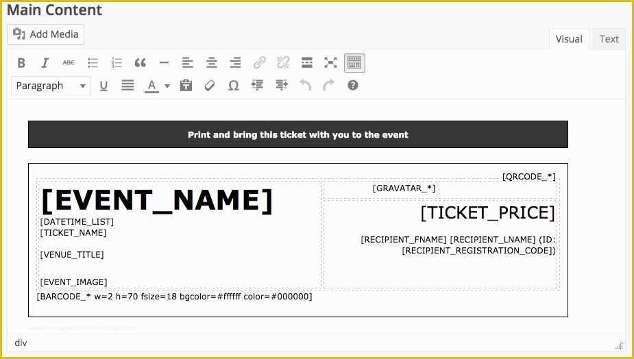 Create Your Own Tickets Template Free Of Send Your attendees Tickets after their Registrations From