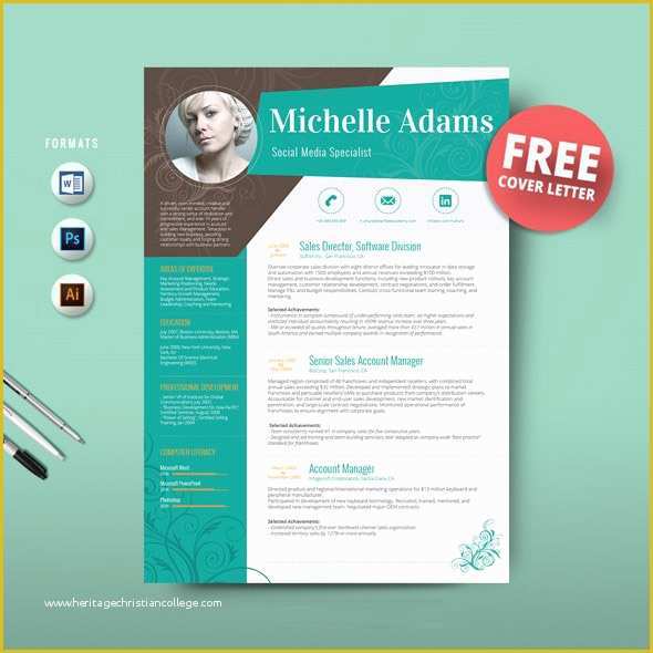 Creative Resume Templates Free Download Word Of 16 Ms Word Resume Templates with the Professional Look