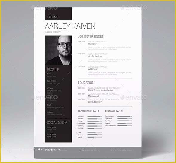 Creative Resume Templates Free Download Word Of 28 Minimal & Creative Resume Templates Psd Word & Ai