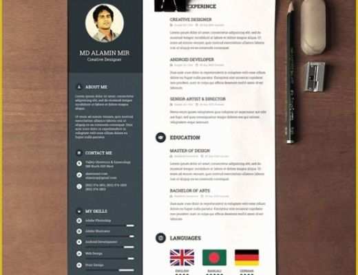 Creative Resume Templates Free Download Word Of 28 Minimal &amp; Creative Resume Templates Psd Word &amp; Ai