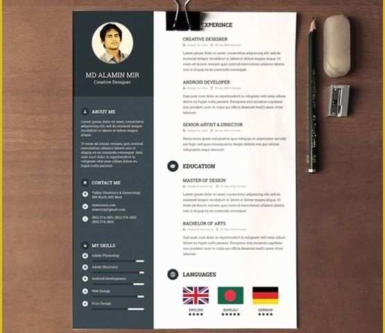 Creative Resume Templates Free Download Word Of 28 Minimal &amp; Creative Resume Templates Psd Word &amp; Ai