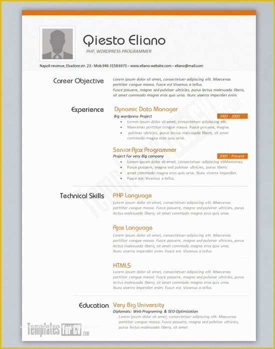 Creative Resume Templates Free Download Word Of Download 35 Free Creative Resume Cv Templates Xdesigns