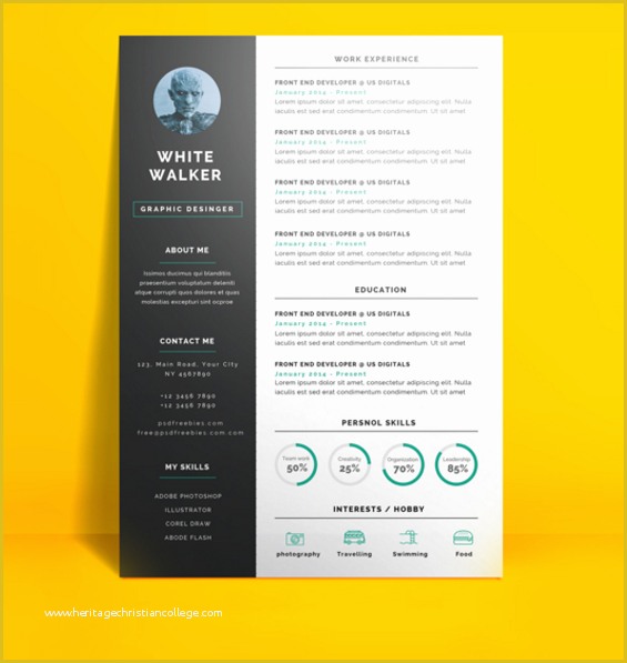 Creative Resume Templates Free Download Word Of Download 35 Free Creative Resume Cv Templates Xdesigns