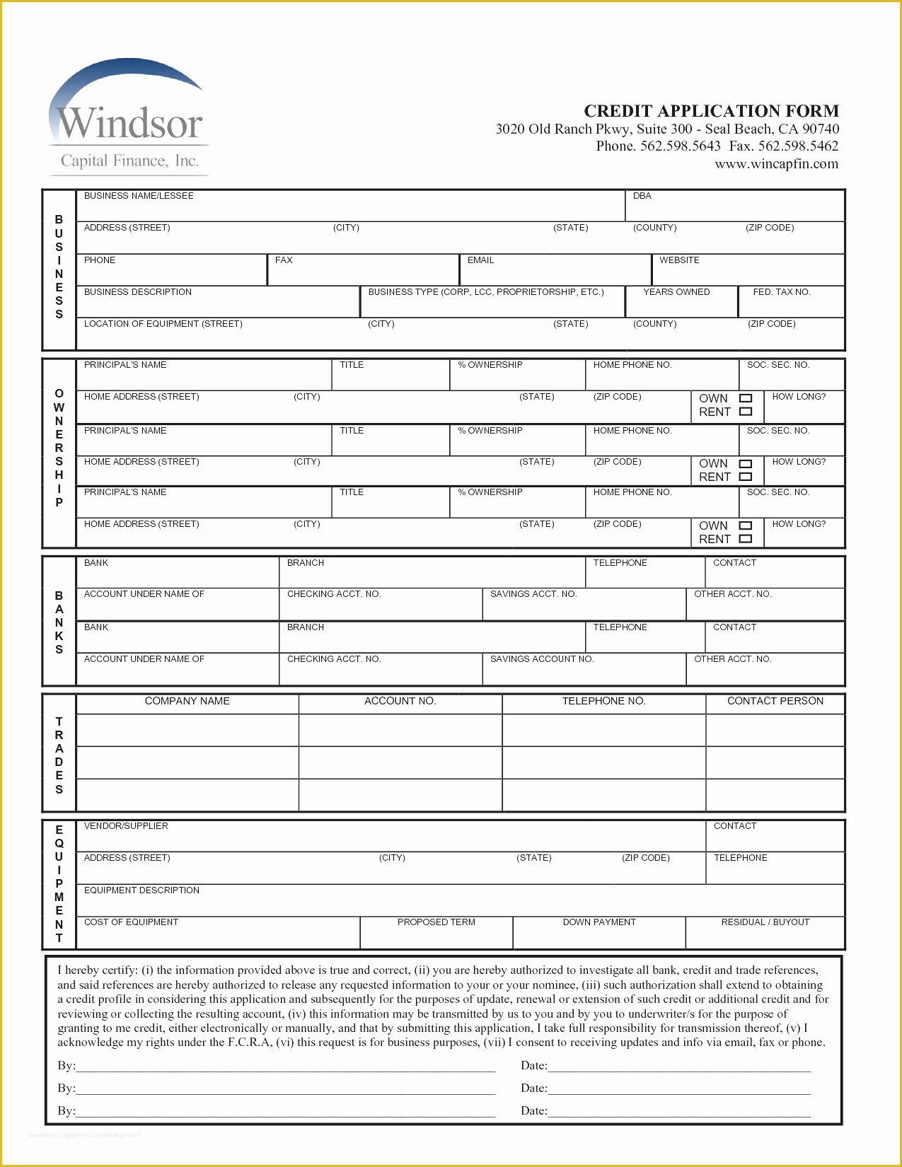 Credit Application form Template Free Of Business Credit Application form Template Free Best