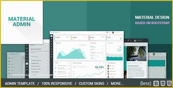 Crm Website Templates Free Download Of 30 Material Design HTML5 Templates Available for Download