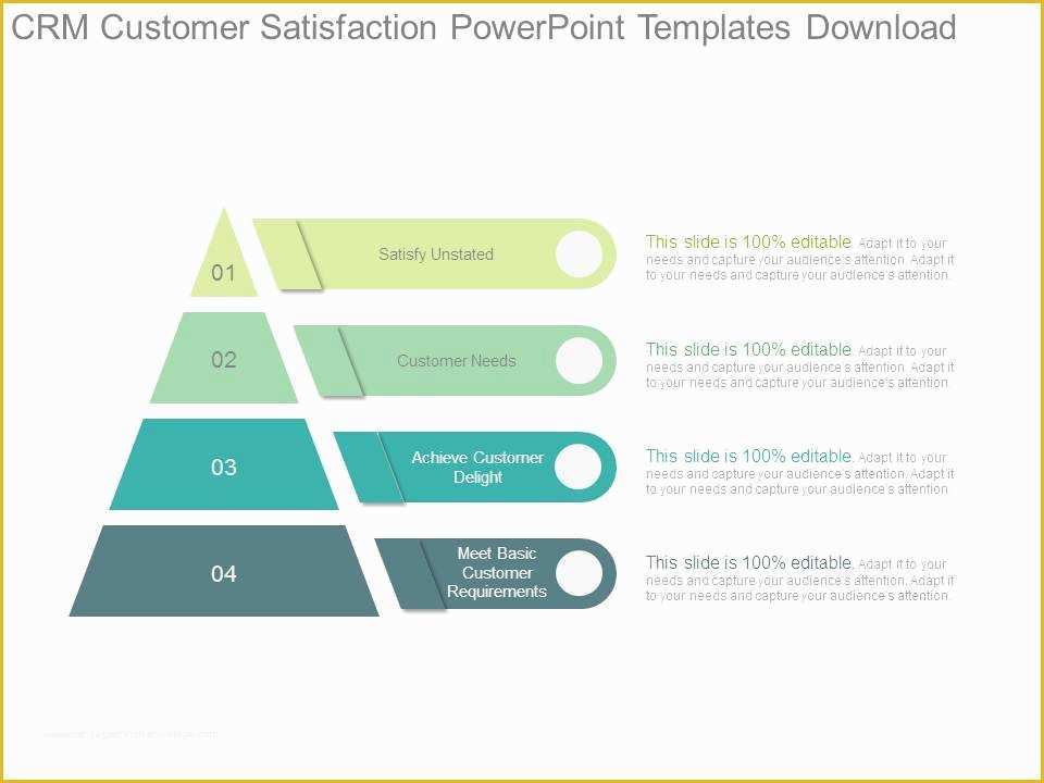 Crm Website Templates Free Download Of Crm Customer Satisfaction Powerpoint Templates Download