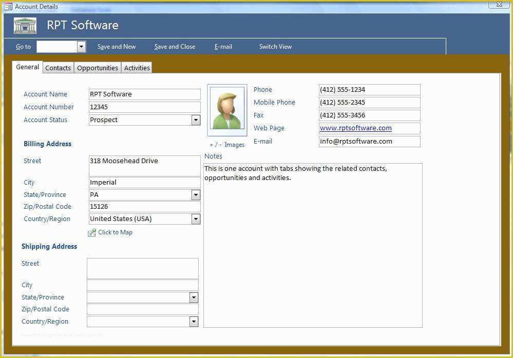 Crm Website Templates Free Download Of Microsoft Access Templates