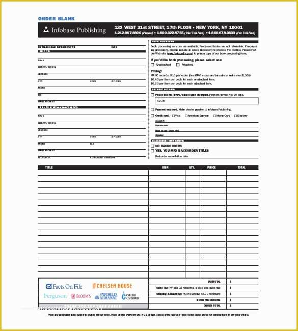 Custom order form Template Free Of 41 Blank order form Templates Pdf Doc Excel