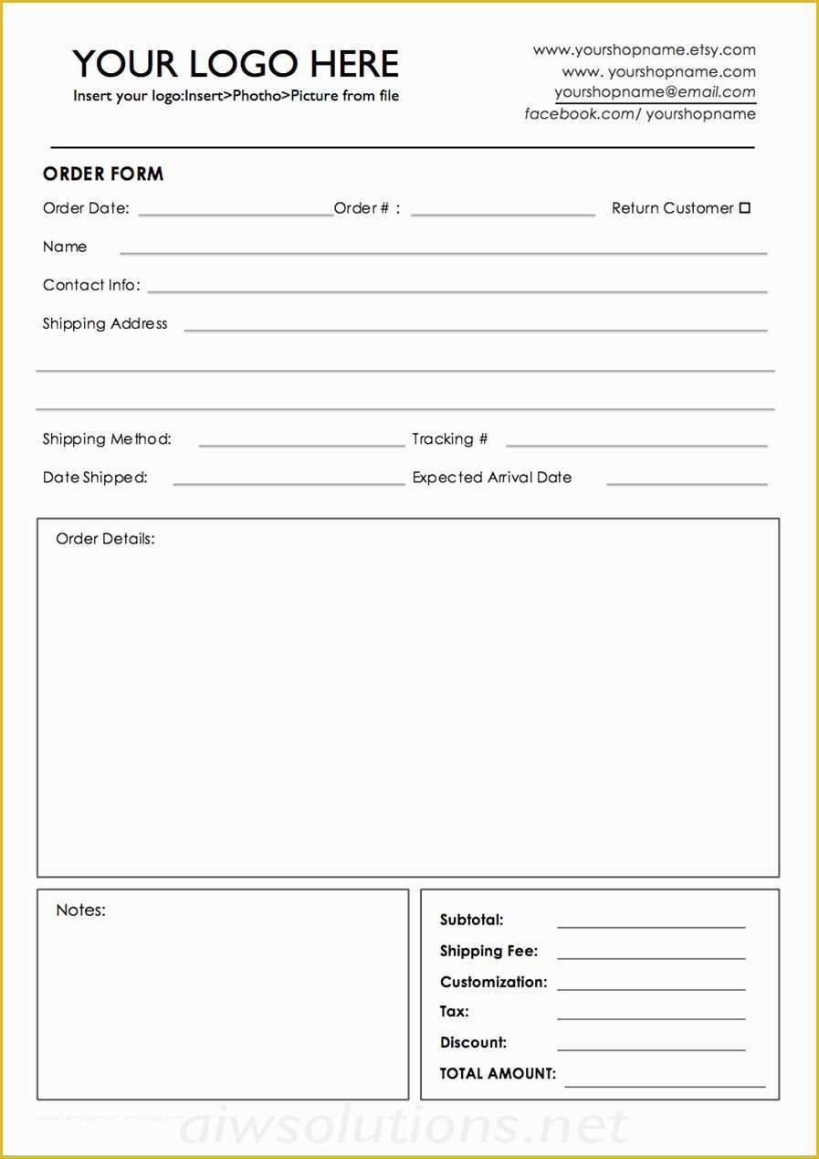 Custom order form Template Free Of Custom Catalog Custom Line Sheet Line Sheet Design