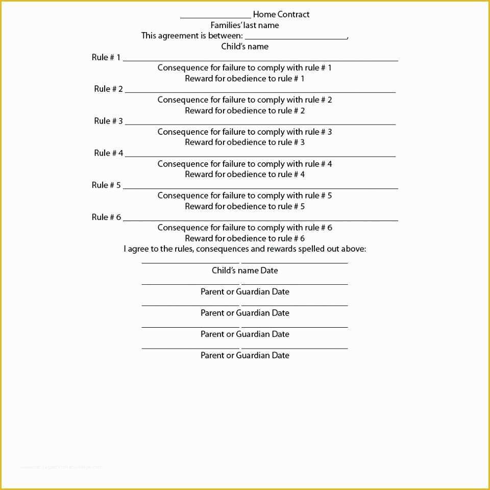 Daycare Contract Templates Free Of Template Daycare forms Template