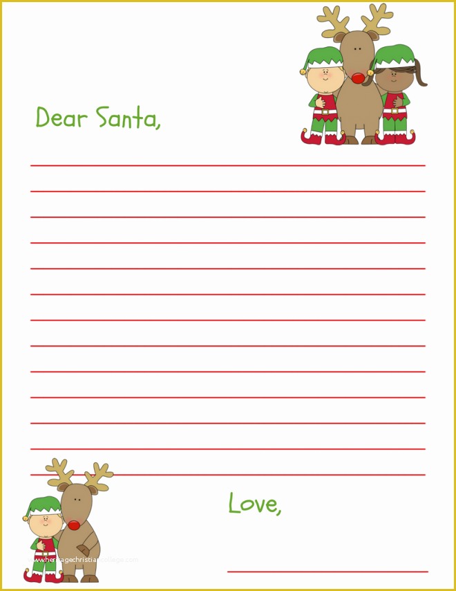 Dear Santa Letter Template Free Of Dear Santa Letter Free Printable for Kids and Grandkids