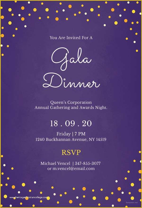 Dinner Invitation Templates Free Download Of 40 Dinner Invitation Templates Free Sample Example