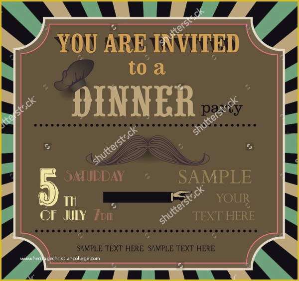 Dinner Invitation Templates Free Download Of 48 Dinner Invitation Psd Templates Psd