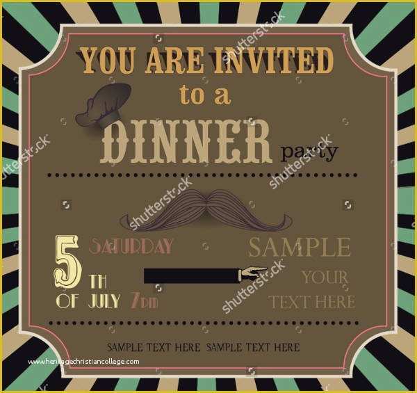 Dinner Invitation Templates Free Download Of 48 Dinner Invitation Psd Templates Psd
