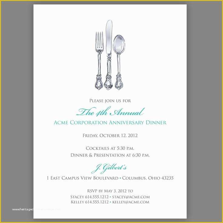 Dinner Invitation Templates Free Download Of Business Dinner Invitation Template Free Templates