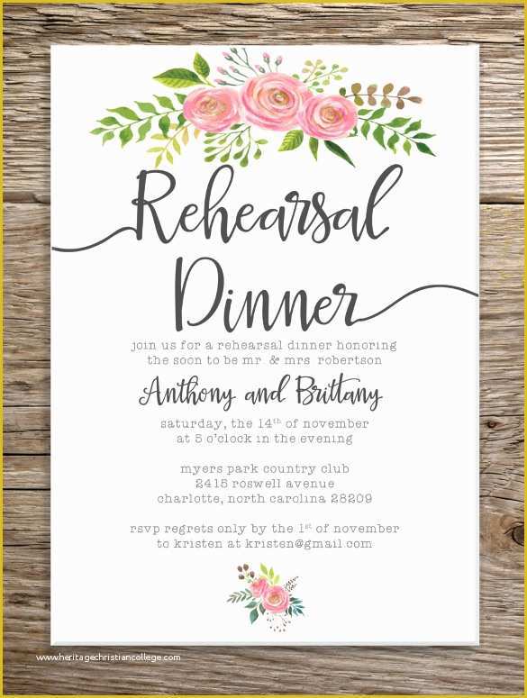 Dinner Invitation Templates Free Download Of Dinner Party Invitation Template Free Download Awesome