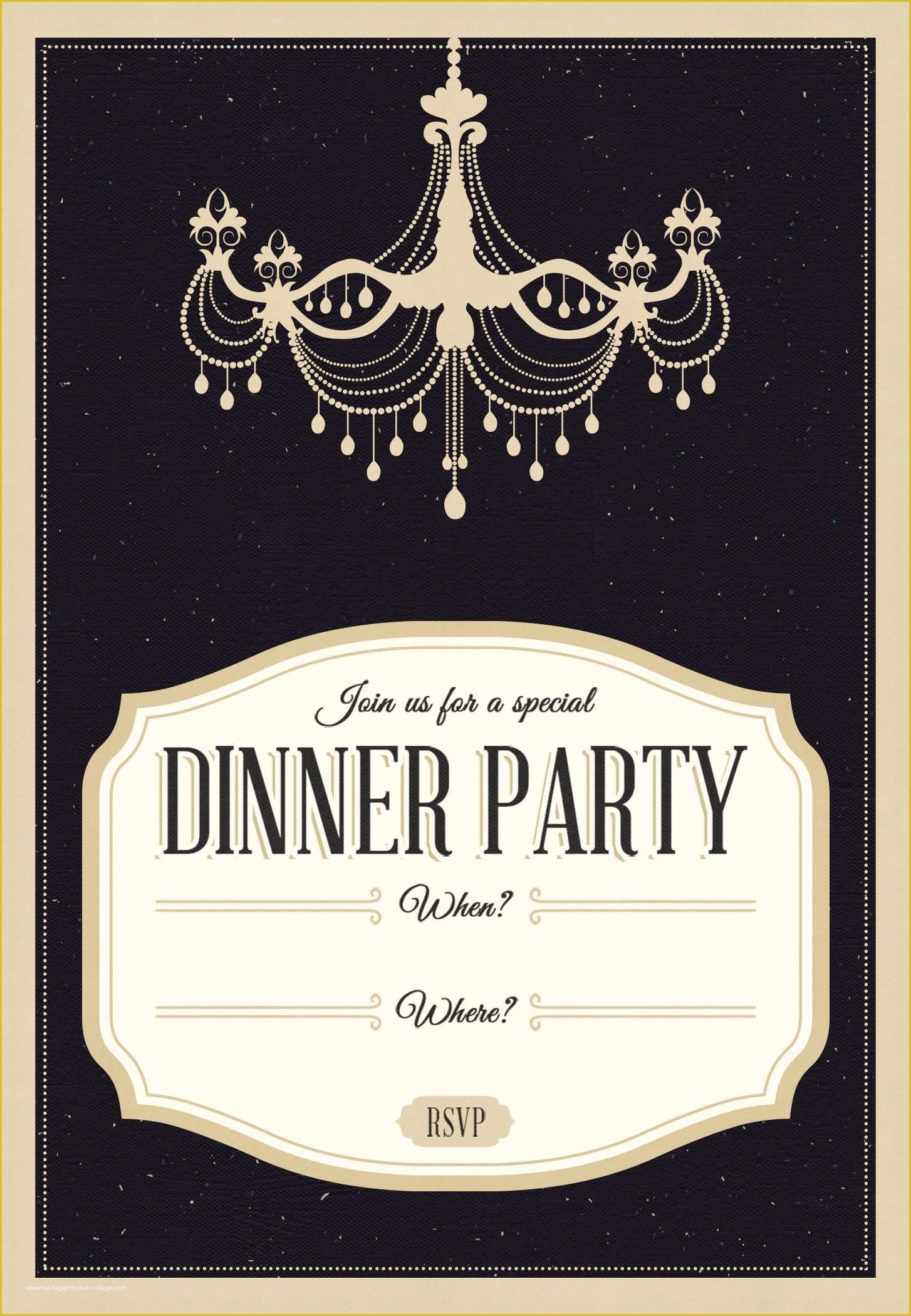 60 Dinner Invitation Templates Free Download