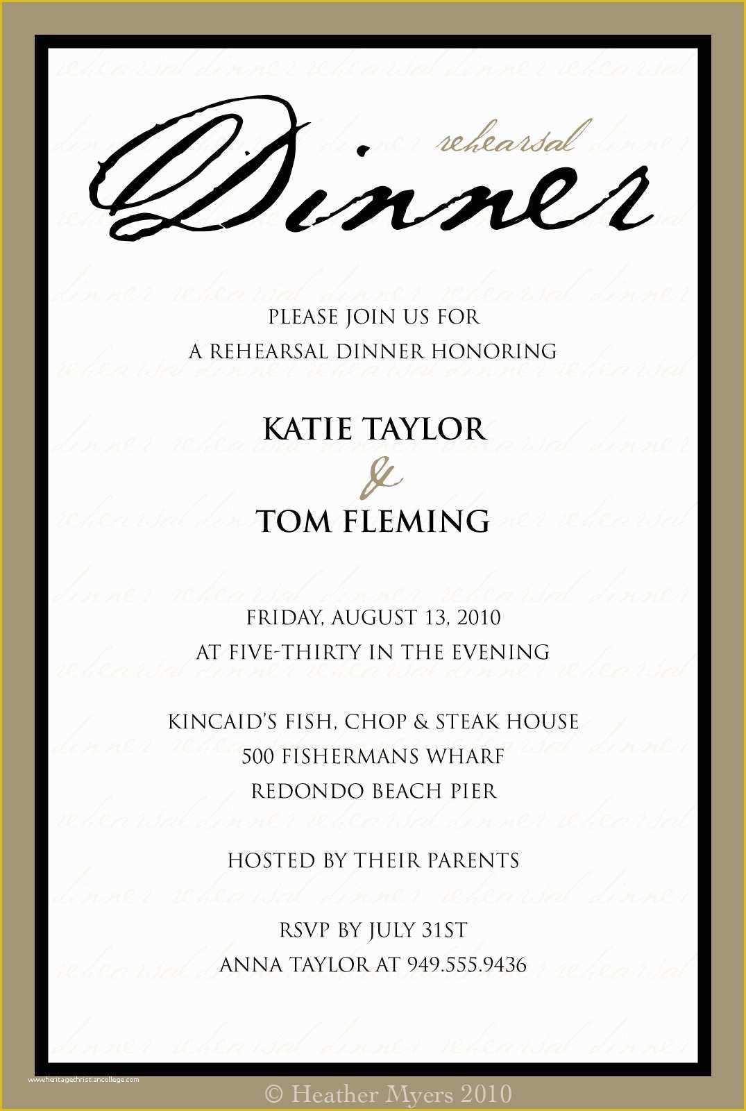 Dinner Invitation Templates Free Download Of Free Graduation Dinner Invitation Template