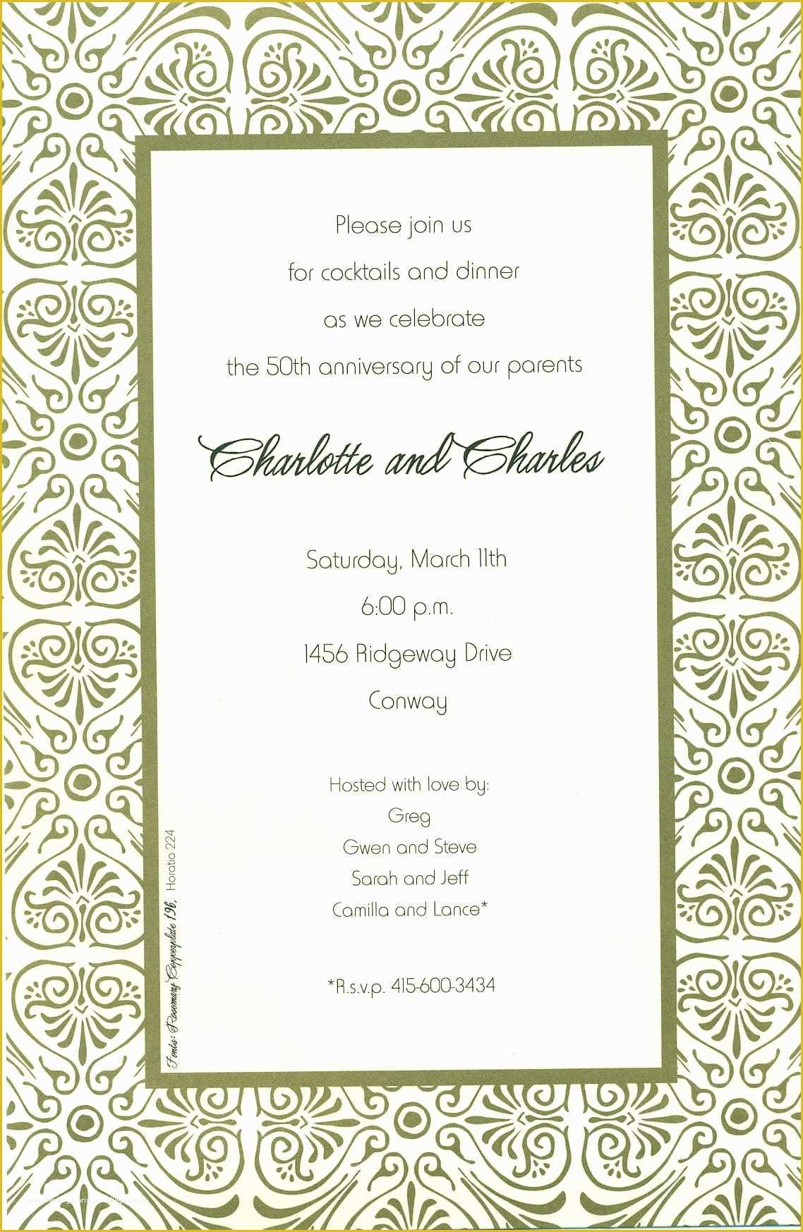 Dinner Invitation Templates Free Download Of Free Printable Rehearsal Dinner Invitation Template