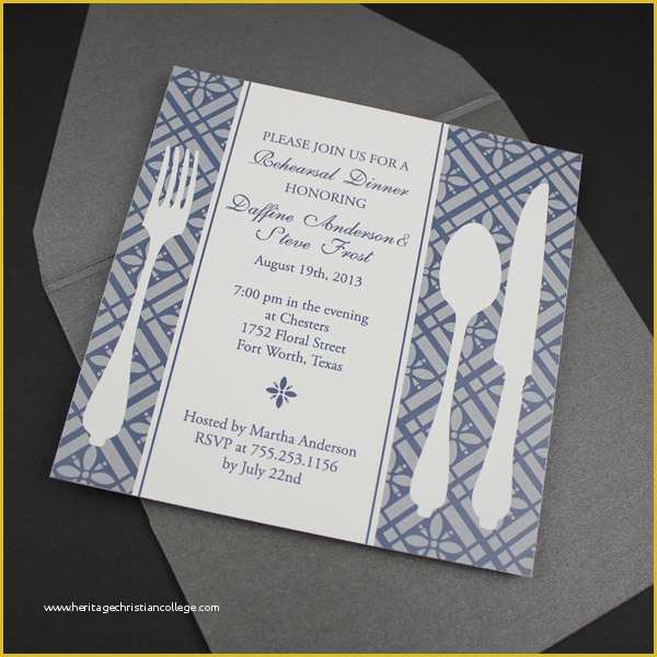 Dinner Invitation Templates Free Download Of Invitation Template – Square Rehearsal Dinner Invitation