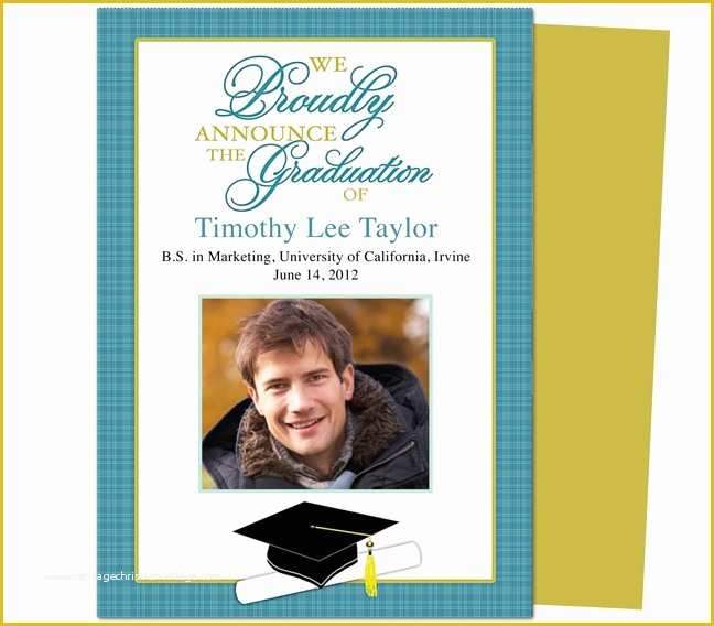 Diy Graduation Announcements Templates Free Of Best 46 Printable Diy Graduation Announcements Templates