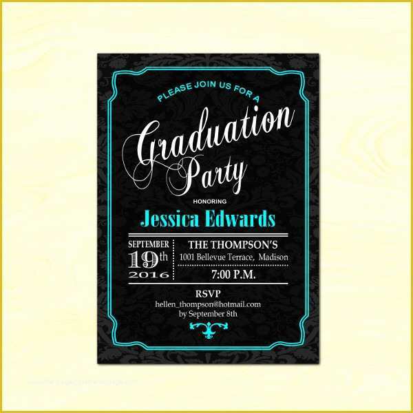 Diy Graduation Announcements Templates Free Of Graduation Party Invitations Diy