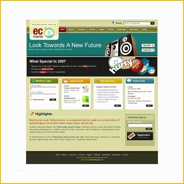 Dreamweaver Web Design Templates Free Of attractive Beautiful and Free Dreamweaver Xhtml Templates