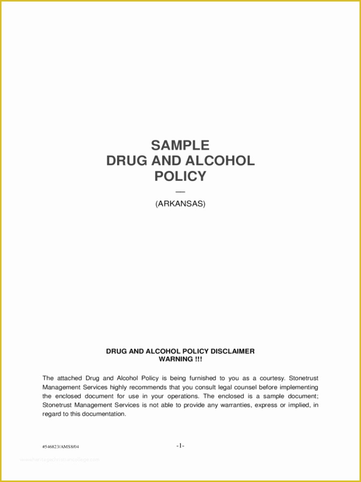 Drug and Alcohol Policy Template Free Of Template Drug and Alcohol Policy Template