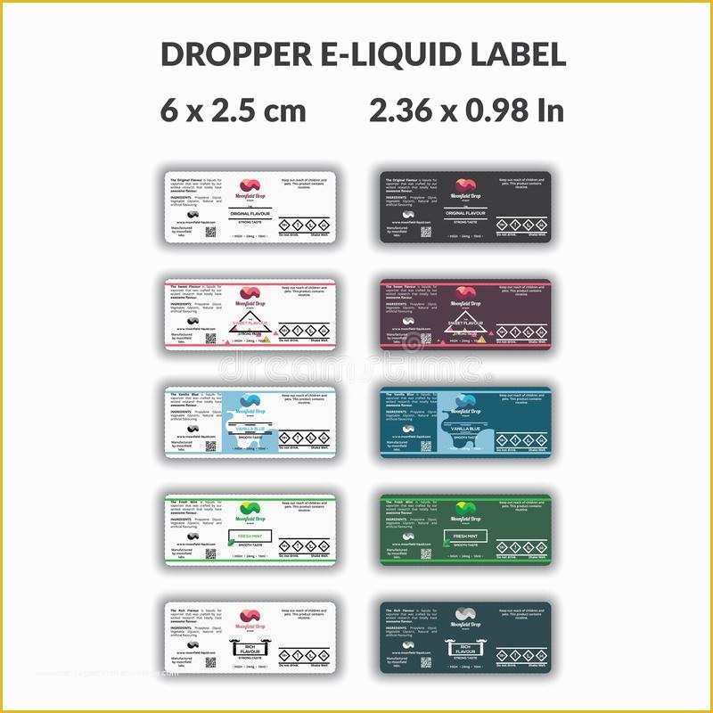 E Liquid Label Template Free Of E Liquid Label Template Free Templates Station