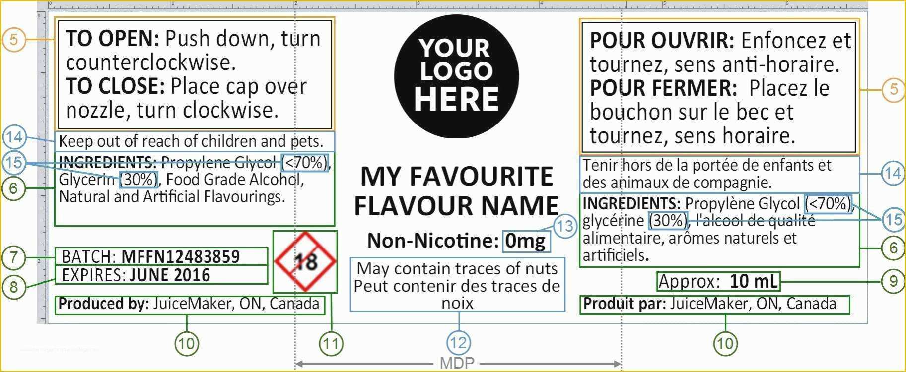 E Liquid Label Template Free Of Fresh Free Line Product Label Templates