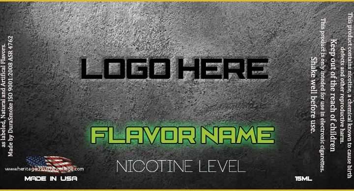 E Liquid Label Template Free Of Labels