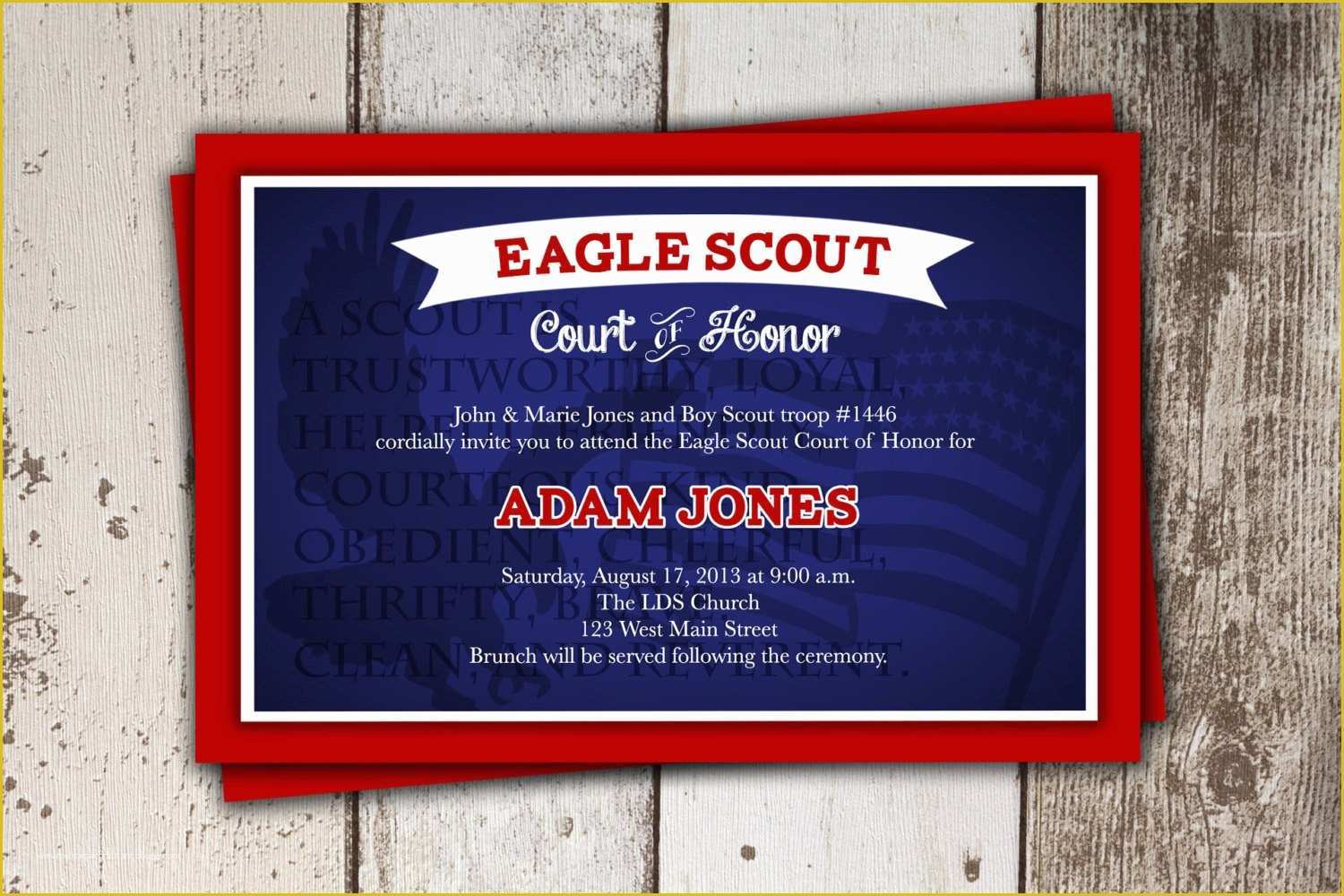 Eagle Court Of Honor Invitation Free Template Of Court Of Honor Invitations Eagle Scout Announcements by