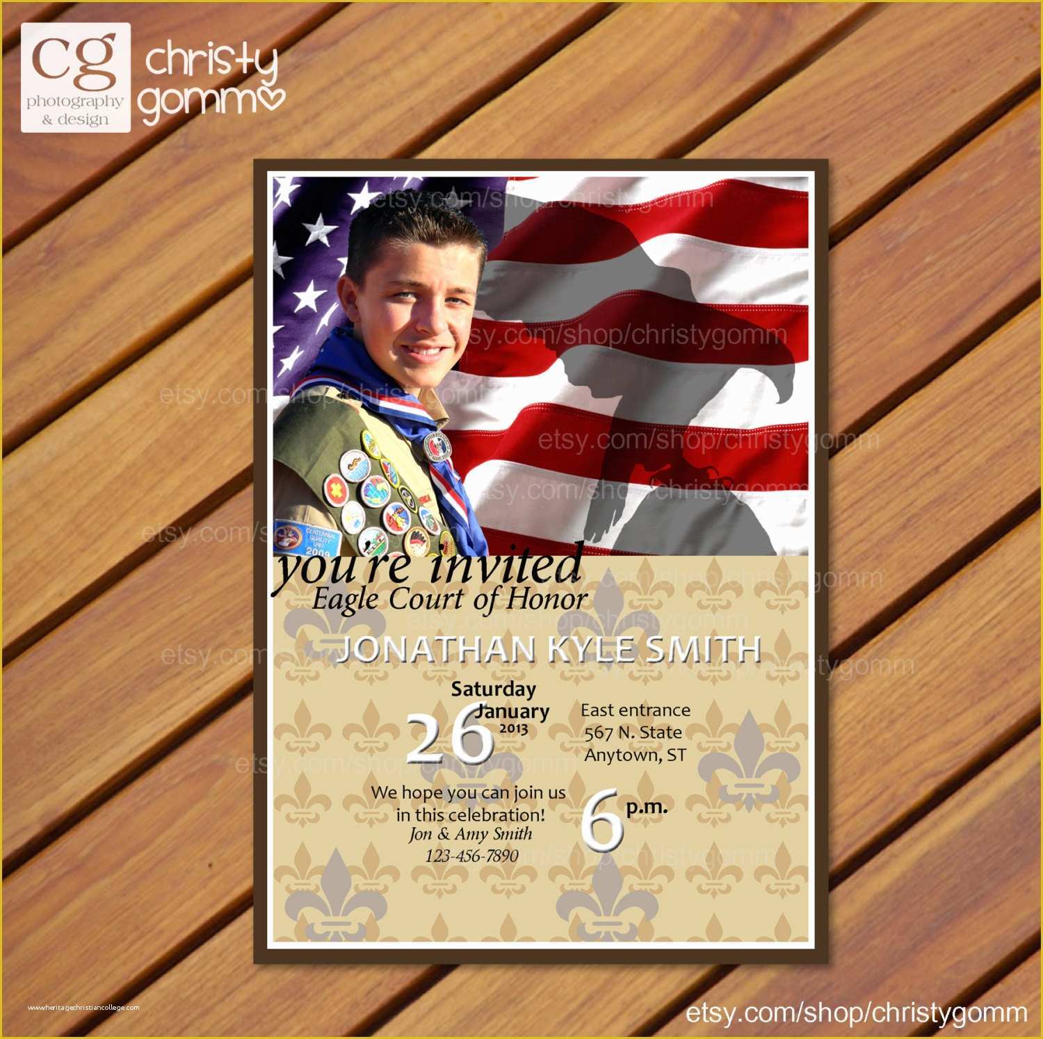 Eagle Court Of Honor Invitation Free Template Of Eagle Scout Court Of Honor Invitation Card Boy by Christygomm