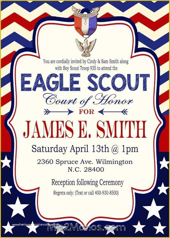 Eagle Court Of Honor Invitation Free Template Of Eagle Scout Invitation Court Of Honor Invitation Boy Scout