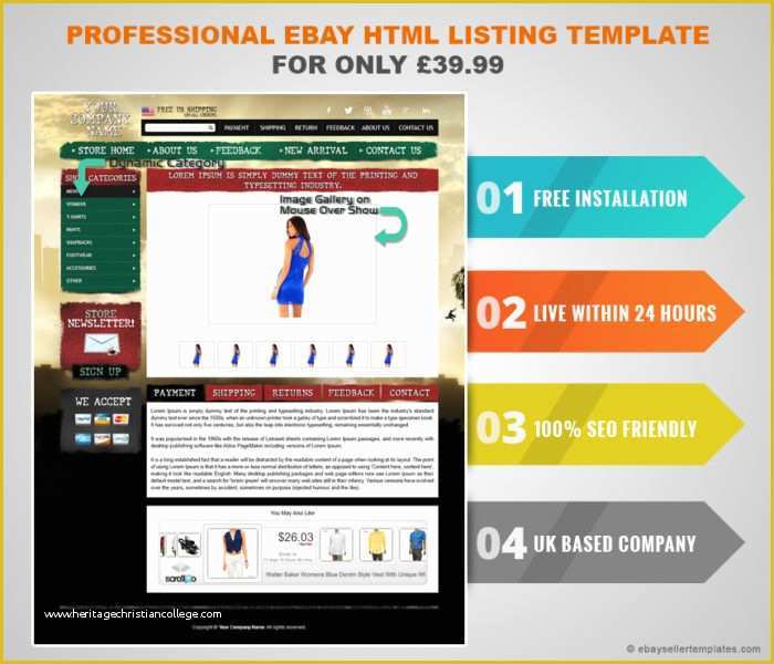 Ebay Templates Free HTML Code Of Ebay Sales Receipt Template Templates Resume Examples