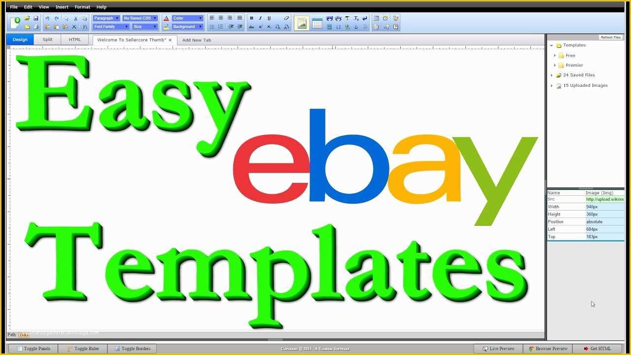 Ebay Templates Free HTML Code Of How to Make Free Ebay Templates HTML Step by Step