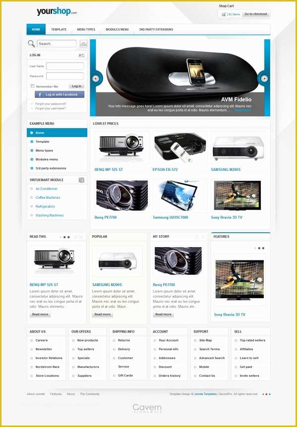 Ecommerce Website Templates Free Download In HTML5 Css3 Of 5 Responsive Joomla Templates that Designed with HTML5 &amp; Css3