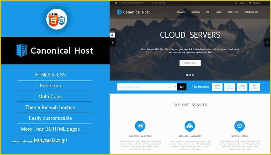 Ecommerce Website Templates Free Download In HTML5 Css3 Of Free 5 Css3 Hosting Template HTML5 Web Hosting